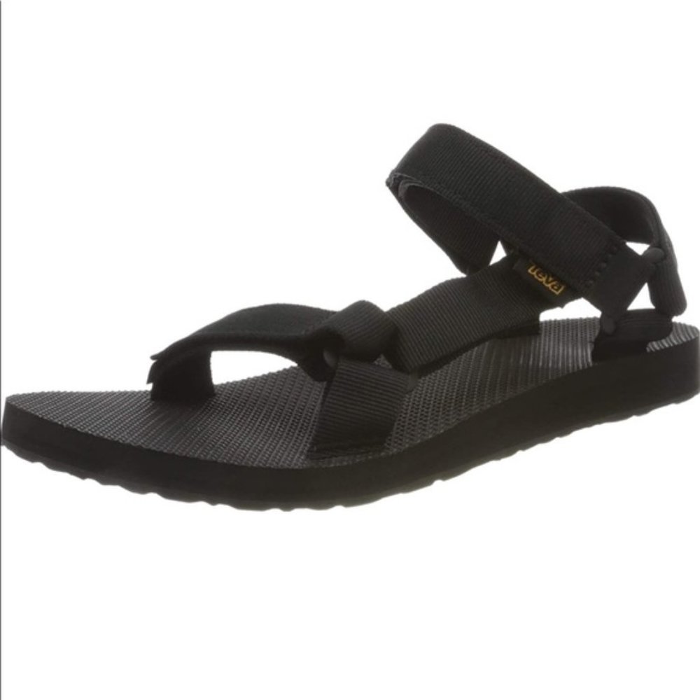 Teva Universal Strappy Velcro Sandal Black 8